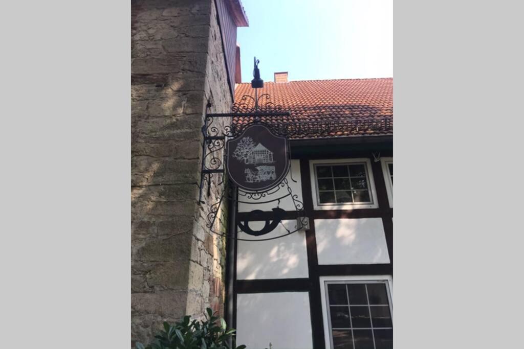 Alte Post Linderhofe Appartement Extertal Buitenkant foto
