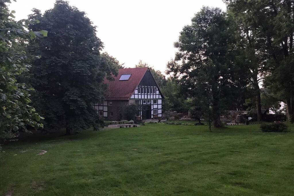 Alte Post Linderhofe Appartement Extertal Buitenkant foto