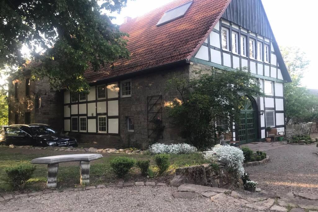 Alte Post Linderhofe Appartement Extertal Buitenkant foto